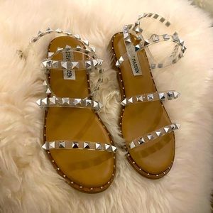 Super cute clear Steve Madden sandals